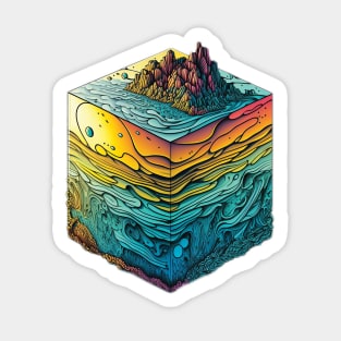 Diorama Sea World One Sticker